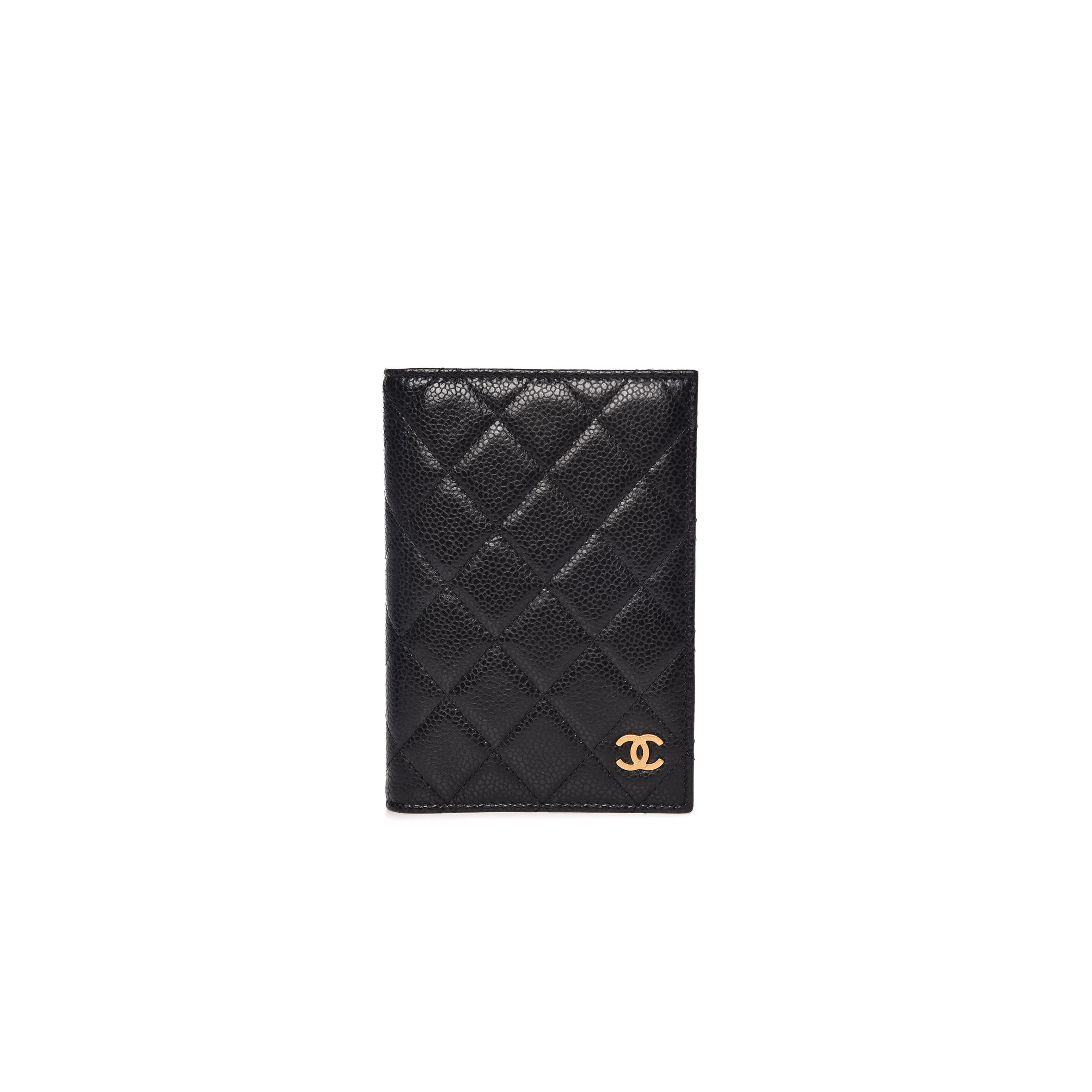 CHANEL CAVIAR QUILTED PASSPORT HOLDER BLACK (15*10*2cm) 